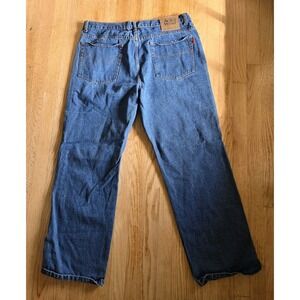 Agri Wear Jeans Mens 42x32 Blue Denim Cotton Straight Leg Casual